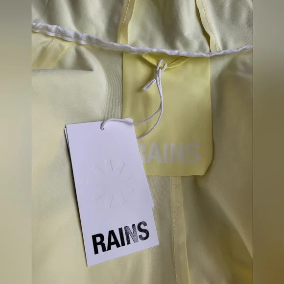 NWT Rains Curve Belted Raincoat Trench, Women's M/L Color Straw - Picture 12 of 15